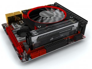 asus rog maximus viii gaming impact 3D Model