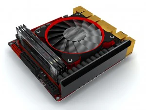 impacto nos jogos asus rog maximus viii Modelo 3D