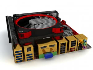 impacto nos jogos asus rog maximus viii Modelo 3D