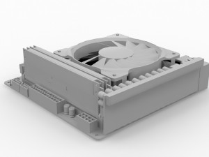 asus rog maximus viii gaming impact 3D Model