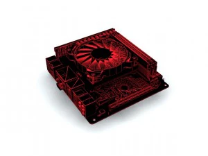 impacto nos jogos asus rog maximus viii Modelo 3D