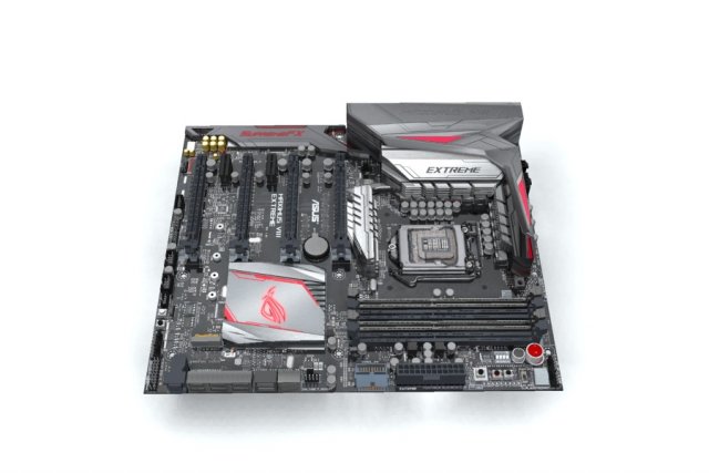 asus maximus viii extreme z170 motherboard 3D in 3DExport