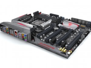 asus maximus viii extreme z170 motherboard 3D 모델