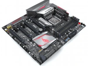 материнська плата asus maximus viii extreme z170 3D Модель