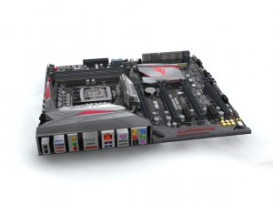 asus maximus viii extreme z170 motherboard 3D 모델