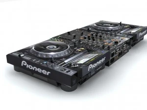 pioneer djm t1 cdj 2000 3D Model