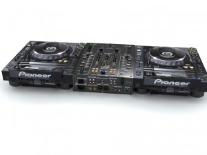 pioneer djm t1 cdj 2000 Modelo 3D