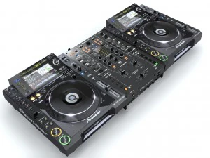 pioneer djm t1 cdj 2000 3D Model