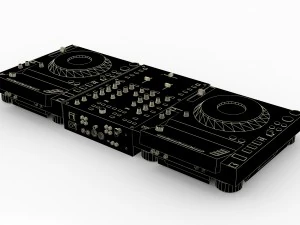pioneer djm t1 cdj 2000 3D Model