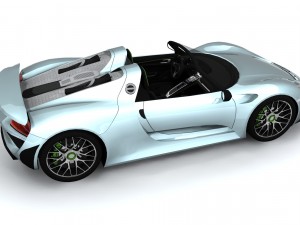 porsche 918 spider 2014 3D-Modell