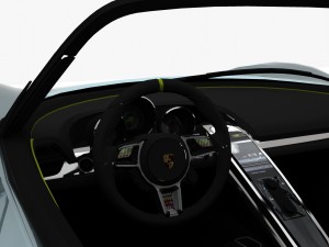 porsche 918 spider 2014 3D-Modell