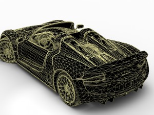 porsche 918 spider 2014 3D-Modell