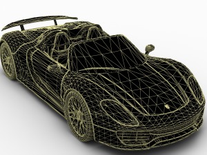 porsche 918 spider 2014 3D-Modell