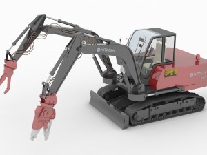hitachi astaco zx450tf 3D मॉडल