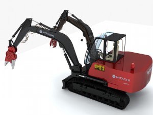 hitachi astaco zx450tf Model 3D