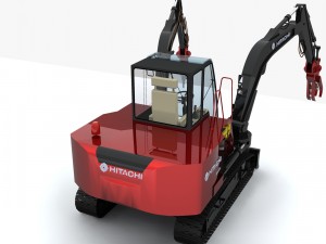 hitachi astaco zx450tf Model 3D