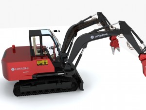 hitachi astaco zx450tf Model 3D