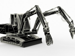 hitachi astaco zx450tf Model 3D
