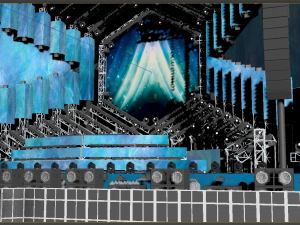umf- ultra music festival miami main stage 2018 pioneer djm 3D मॉडल