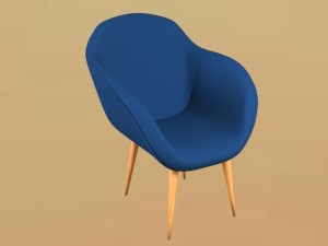 armchair 3D मॉडल