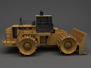 compactor heavy equipment Model 3D
