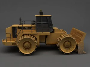 compactor heavy equipment 3D Model