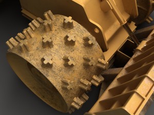 compactor heavy equipment Model 3D