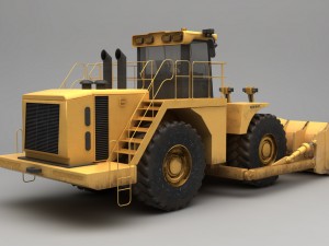 wheel dozer 3D Model