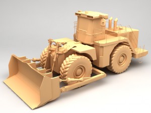 wheel dozer 3D Model