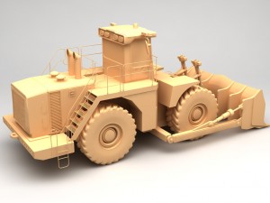 wheel dozer 3D Model