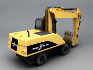 excavator 3D 模型