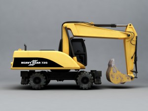 excavator 3D 模型