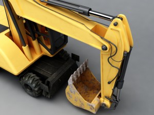 excavator 3D 模型