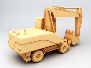 excavator 3D 模型