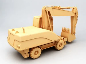 excavator 3D Model