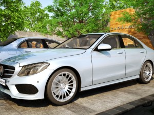 mercedes benz c205 car4arch vol1 3D Model
