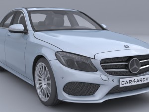 mercedes benz c205 car4arch vol1 3D Model