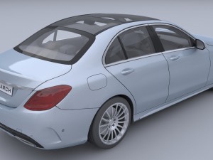 mercedes benz c205 car4arch vol1 3D Model