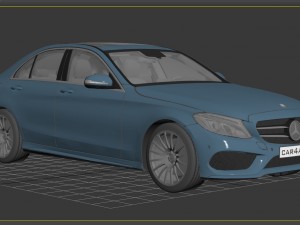 mercedes benz c205 car4arch vol1 3D Model