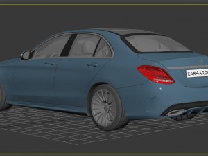 mercedes benz c205 car4arch vol1 3D Model