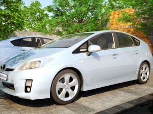 toyota prius car4arch vol1 3D Модель