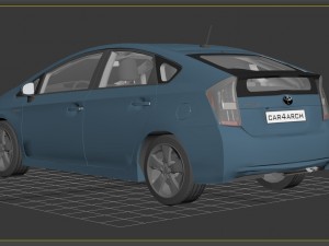 toyota prius car4arch vol1 3D Модель