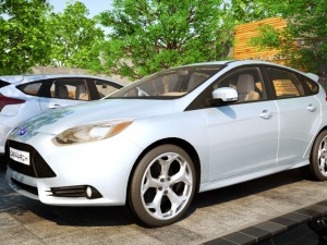 ford focus car4arch vol1 Modèle 3D
