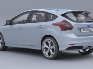 ford focus car4arch vol1 3D Model