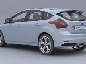 ford focus car4arch vol1 3D Model