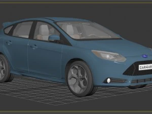 ford focus car4arch vol1 3D Model