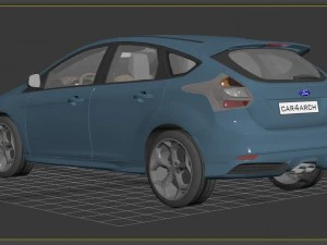 ford focus car4arch vol1 3D Model