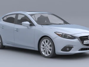 mazda 3 sedan car4arch vol1 3D Model