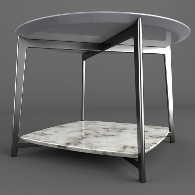 flexform double table 3D Model .c4d .max .obj .3ds .fbx .stl .blend 