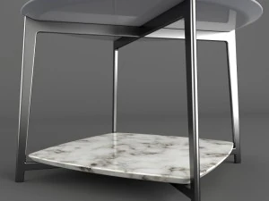 Flexform-Doppeltisch 3D Modell